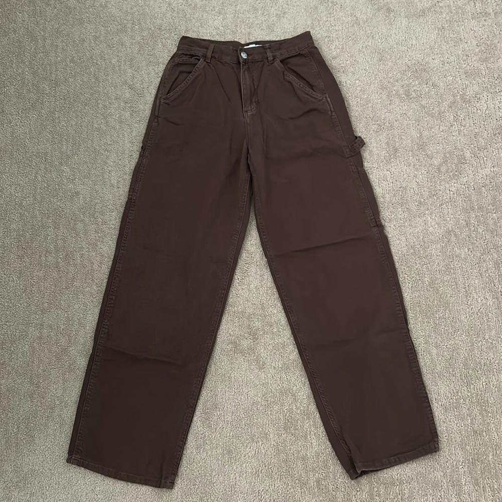 Garage Brown Carpenter Pants